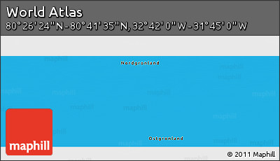 Political Panoramic Map of the Area around 80° 33' 59" N, 32° 13' 30" W