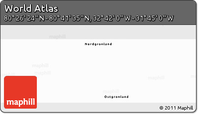 Satellite Panoramic Map of the Area around 80° 33' 59" N, 32° 13' 30" W