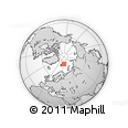 Outline Map of the Area around 80° 33' 59" N, 35° 46' 29" E, rectangular outline