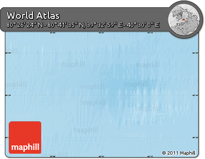 Physical Map of the Area around 80° 33' 59" N, 40° 1' 29" E