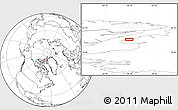 Blank Location Map of the area around 80° 33' 59" N, 66° 13' 29" W