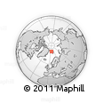 Outline Map of the Area around 80° 33' 59" N, 6° 52' 30" E, rectangular outline