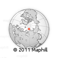 Outline Map of the Area around 80° 33' 59" N, 87° 37' 30" E, rectangular outline