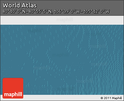 Satellite 3D Map of the Area around 80° 47' 32" N, 106° 10' 30" W