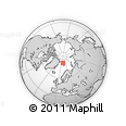 Outline Map of the Area around 80° 47' 32" N, 11° 7' 30" E, rectangular outline