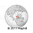 Outline Map of the Area around 80° 47' 32" N, 124° 1' 30" W, rectangular outline