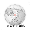 Outline Map of the Area around 80° 47' 32" N, 17° 4' 30" E, rectangular outline