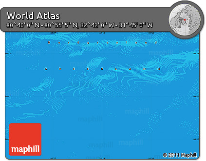 Political Map of the Area around 80° 47' 32" N, 32° 13' 30" W