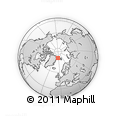 Outline Map of the Area around 80° 47' 32" N, 5° 1' 30" W, rectangular outline