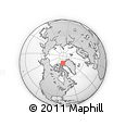 Outline Map of the Area around 80° 47' 32" N, 80° 40' 30" W, rectangular outline