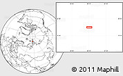 Blank Location Map of the area around 80° 47' 32" N, 84° 13' 29" E