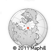 Outline Map of the Area around 80° 47' 32" N, 94° 25' 30" E, rectangular outline