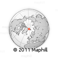 Outline Map of the Area around 81° 1' 0" N, 2° 28' 30" W, rectangular outline