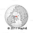 Outline Map of the Area around 81° 1' 0" N, 45° 49' 30" W, rectangular outline