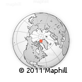 Outline Map of the Area around 81° 1' 0" N, 72° 10' 30" W, rectangular outline