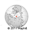 Outline Map of the Area around 81° 1' 0" N, 91° 52' 30" E, rectangular outline