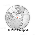 Outline Map of the Area around 81° 14' 22" N, 108° 1' 30" E, rectangular outline