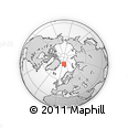 Outline Map of the Area around 81° 14' 22" N, 11° 58' 29" E, rectangular outline