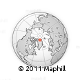 Outline Map of the Area around 81° 14' 22" N, 41° 34' 30" W, rectangular outline