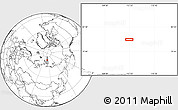 Blank Location Map of the area around 81° 27' 39" N, 112° 16' 30" E