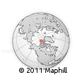 Outline Map of the Area around 81° 27' 39" N, 114° 40' 30" W, rectangular outline