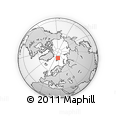 Outline Map of the Area around 81° 27' 39" N, 26° 25' 29" E, rectangular outline