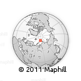 Outline Map of the Area around 81° 27' 39" N, 79° 7' 30" E, rectangular outline