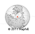 Outline Map of the Area around 81° 27' 39" N, 89° 19' 29" E, rectangular outline