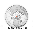 Outline Map of the Area around 81° 40' 50" N, 100° 13' 29" W, rectangular outline