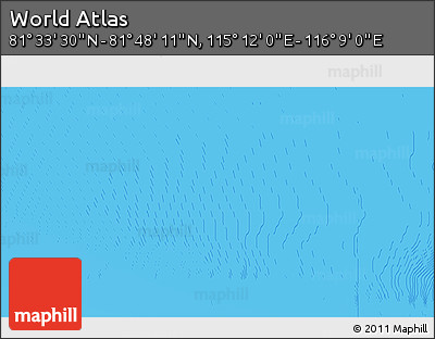 Physical 3D Map of the Area around 81° 40' 50" N, 115° 40' 30" E