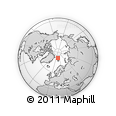 Outline Map of the Area around 81° 40' 50" N, 16° 13' 30" E, rectangular outline