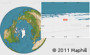 Satellite Location Map of the area around 81° 40' 50" N, 38° 10' 29" W