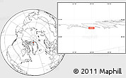 Blank Location Map of the area around 81° 40' 50" N, 49° 13' 30" W