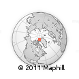 Outline Map of the Area around 81° 40' 50" N, 75° 34' 29" W, rectangular outline