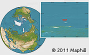 Satellite Location Map of the area around 81° 40' 50" N, 79° 7' 30" E