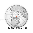 Outline Map of the Area around 81° 40' 50" N, 84° 4' 29" W, rectangular outline
