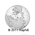 Outline Map of the Area around 81° 40' 50" N, 85° 55' 30" E, rectangular outline