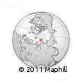 Outline Map of the Area around 81° 40' 50" N, 89° 19' 29" E, rectangular outline