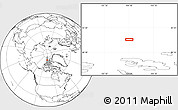 Blank Location Map of the area around 81° 53' 57" N, 104° 28' 29" W