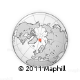 Outline Map of the Area around 81° 53' 57" N, 13° 40' 30" E, rectangular outline
