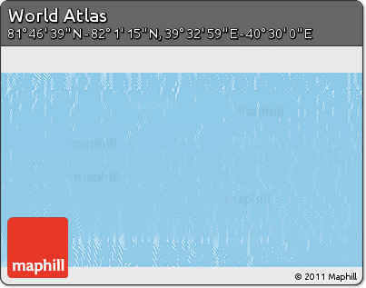 Physical 3D Map of the Area around 81° 53' 57" N, 40° 1' 29" E