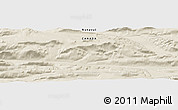 Shaded Relief Panoramic Map of the area around 81° 53' 57" N, 83° 13' 29" W