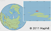 Savanna Style Location Map of the area around 81° 53' 57" N, 94° 25' 30" E