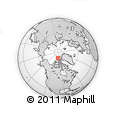 Outline Map of the Area around 82° 6' 58" N, 100° 13' 29" W, rectangular outline