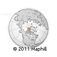 Outline Map of the Area around 82° 6' 58" N, 101° 4' 29" W, rectangular outline