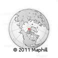 Outline Map of the Area around 82° 6' 58" N, 101° 55' 30" W, rectangular outline