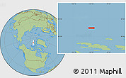 Savanna Style Location Map of the area around 82° 6' 58" N, 102° 46' 30" W