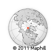 Outline Map of the Area around 82° 6' 58" N, 102° 46' 30" W, rectangular outline