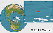 Satellite Location Map of the area around 82° 6' 58" N, 103° 37' 30" W
