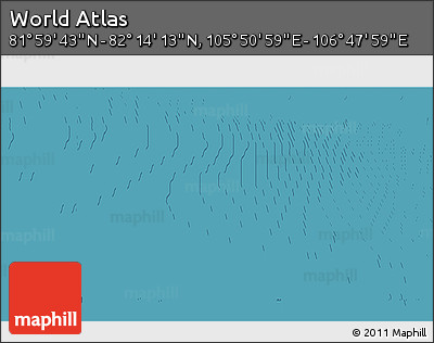 Satellite 3D Map of the Area around 82° 6' 58" N, 106° 19' 29" E